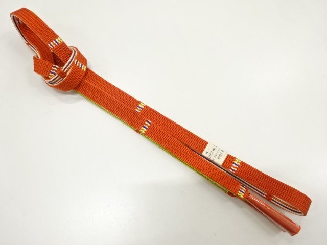 JAPANESE KIMONO / UNUSED HAND-TIED OBIJIME